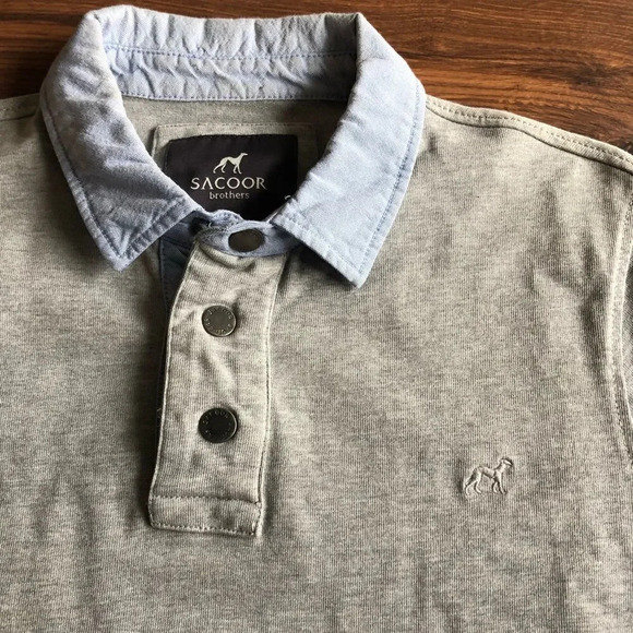 💙 Sacoor Brothers Long Sleeve Shirt 💙 - Picture 2 of 11